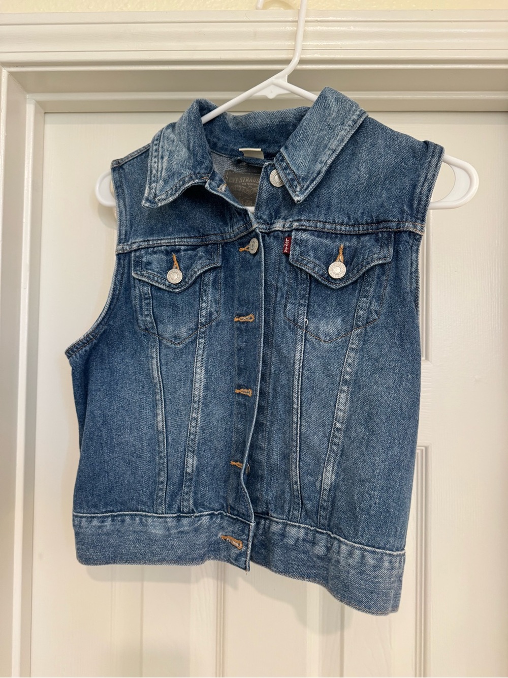 Levi's Strauss Classic Blue Denim Vest